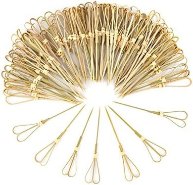 Heart-Shaped Bamboo Picks: 300 Appetizer & Charcuterie Skewers
