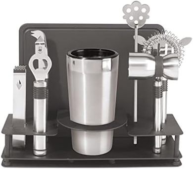 Oggi Pro 10-Piece Stainless Steel Cocktail Set
