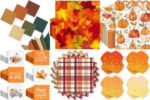 10 Stunning Fall Cocktail Napkins You'll Love