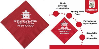 Mah Jongg Cocktail Napkins (20-count)