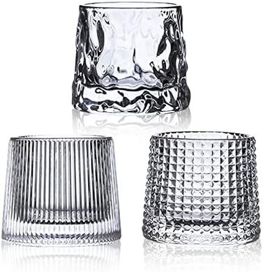 Premium Crystal Whiskey Glasses (3-pack, 5oz)