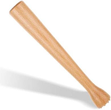 10-Inch Wooden Cocktail Muddler: Professional Bar Tool