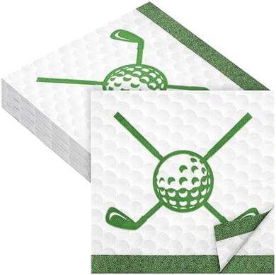 Aodaer Golf Napkins: 48 Disposable, 13" Party Napkins
