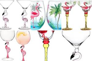 10 Stunning Flamingo Cocktail Glasses