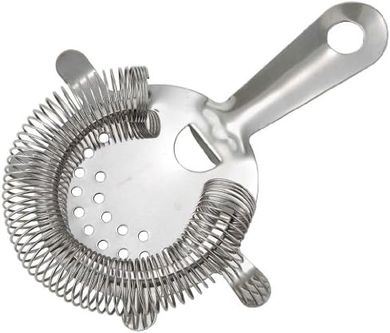 Winco Stainless Steel 4-Prong Strainer
