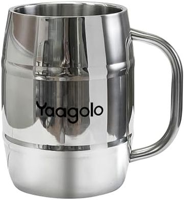Insulated Stainless Steel Beer Stein Mug (32oz) – Gift for Beer Lovers
