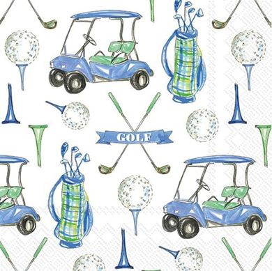 Rosanne Beck Guy Golf Party Napkins (20, 3-ply, 5x5")
