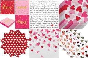 10 Valentine's Day Cocktail Napkins You'll Love