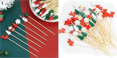Handmade Wooden Cocktail Picks (100 Pack)
