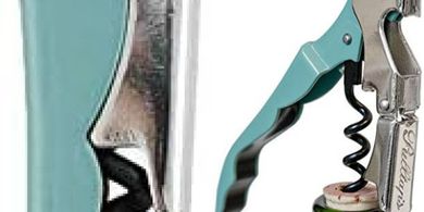 Pulltap Turquoise Double-Hinged Wine & Beer Opener