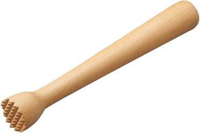 Premium 10" Wooden Cocktail Muddler:  Home & Bar Use
