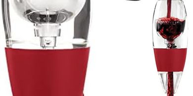 Vinturi Red Wine Aerator: Enhanced Flavor, Smooth Finish, No-Drip Base
