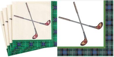 Caspari Golfing Cocktail Napkins (40-count)