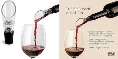 TenTen Labs Wine Aerator: Premium Pourer & Decanter Set (2-pack)
