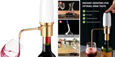 USB Rechargeable Electric Wine Aerator & Pourer
