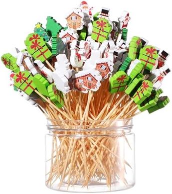 Hushee Christmas Cocktail & Appetizer Picks (500 pc)