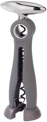 Peugeot Salma Corkscrew: Grey, Foil Cutter, 7.5"