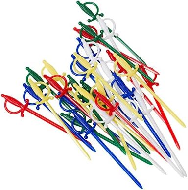 Chef Craft Cocktail Swords: 30 Assorted, 3-inch Spears
