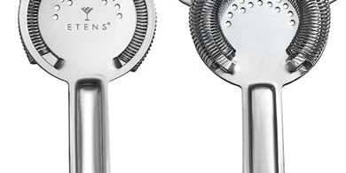 Hawthorne Cocktail Strainer: Stainless Steel, Silver
