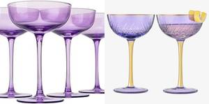 5 Stunning Purple Cocktail Glasses You Need