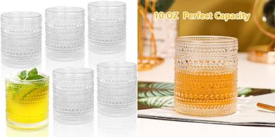 Vintage Hobnail Cocktail Glasses (6-pack)
