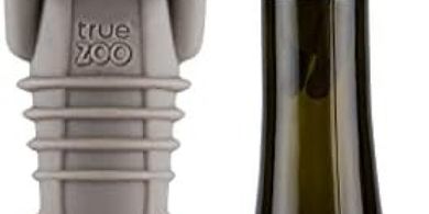 Grey Silicone Cat Wine Stoppers (Set of 1)