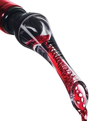 Vintorio Wine Aerator: Premium Pourer & Decanter Spout (Black)

