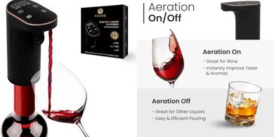 Smart Electric Liquor Dispenser with Aerator & Adjustable Pour
